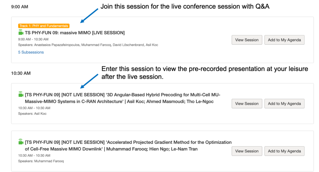 Non live paper hosting sessions will append the session code with "NOT LIVE SESSION" and will be timed to begin at the end of the live session.